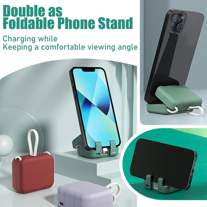 🎉Summer Hot Sale 49% OFF🎉Portable Wireless Charging Treasure Mobile Phone Holder⚡