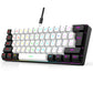 Compact 61-Key RGB Luminous Translucent USB Keyboard