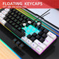 Compact 61-Key RGB Luminous Translucent USB Keyboard