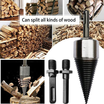 🔥Hot Sale🔥 Only 14.99✅ Removable drill for splitting wood 💪Get three handle styles for free