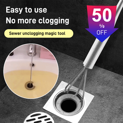 🔥2024 HOT SALE 50% OFF🔥Four-claw Household Sewer Unclogger