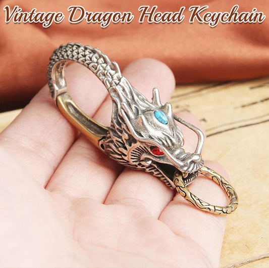 💰✨2024 Newest Fortune, Dragon Head Type Keychain