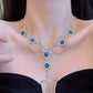 🔥2024 Hot Sale 🔥French Blue Zirconia Necklace--（Heart of the Ocean）