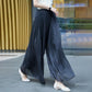 🔥Hot Sale 49% Off🔥Glazed Ice Silk Floor-Length Wide-Leg Culottes