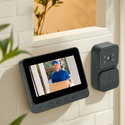 🔥Hot Sale🔥Wireless Video doorbell with Monitor & Camera