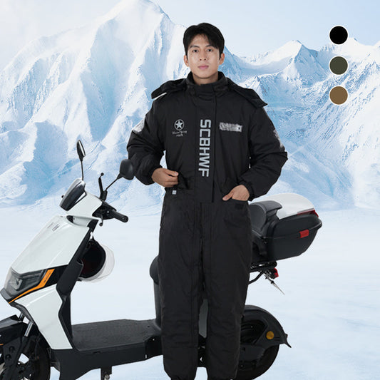 Winter Outdoor Riding Insulated Full-Body Suit